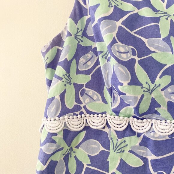 Vintage Lilly Pulitzer Ladybug & Floral Shift Dress - Picture 9 of 11